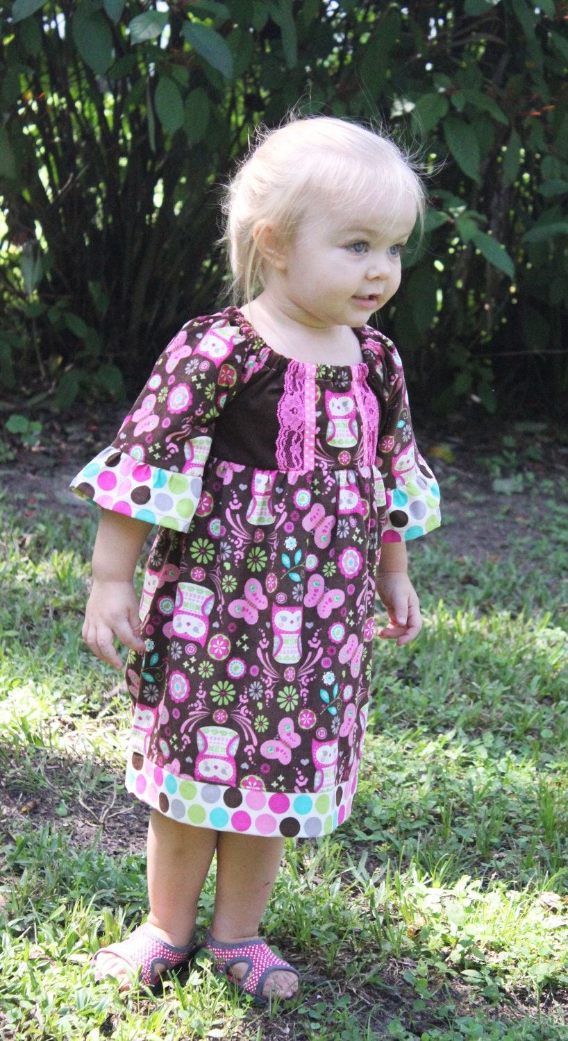 Fun Corduroy Owl Dress