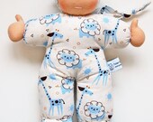 Waldorf  Doll Cuddle Baby 12 inch all Natural Materials