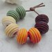 Lampwork Beads - Handmade Glass Beads - Etched Pairs