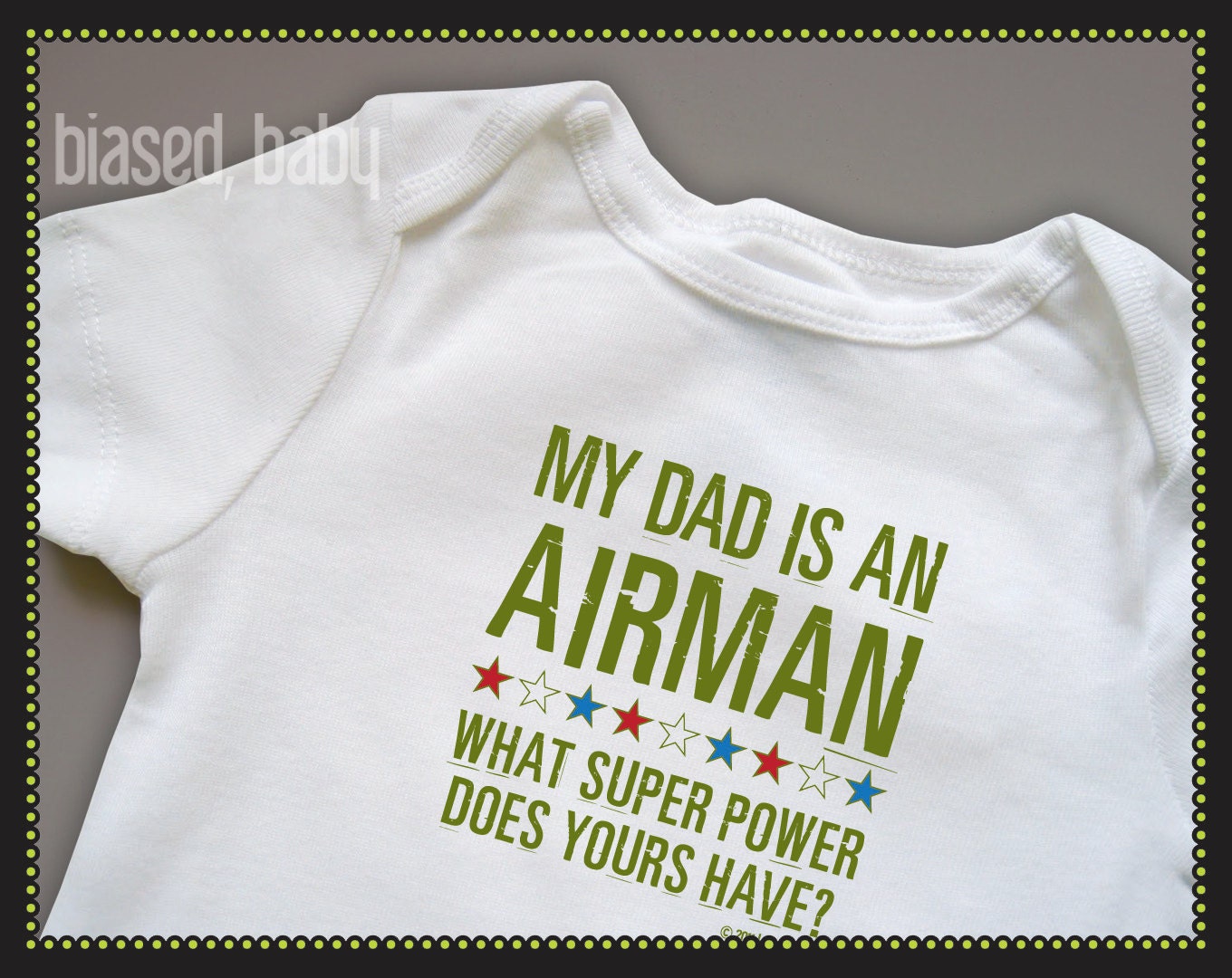 Air Force Dad or Mom - What Super Power Does Yours Have - Funny Baby Gift