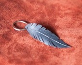 Vegan Feather Key Chain