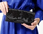 VINTAGE 50s Beaded Glamorous Clutch