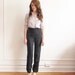 matte gray silk blouse . button up shirt .small.medium