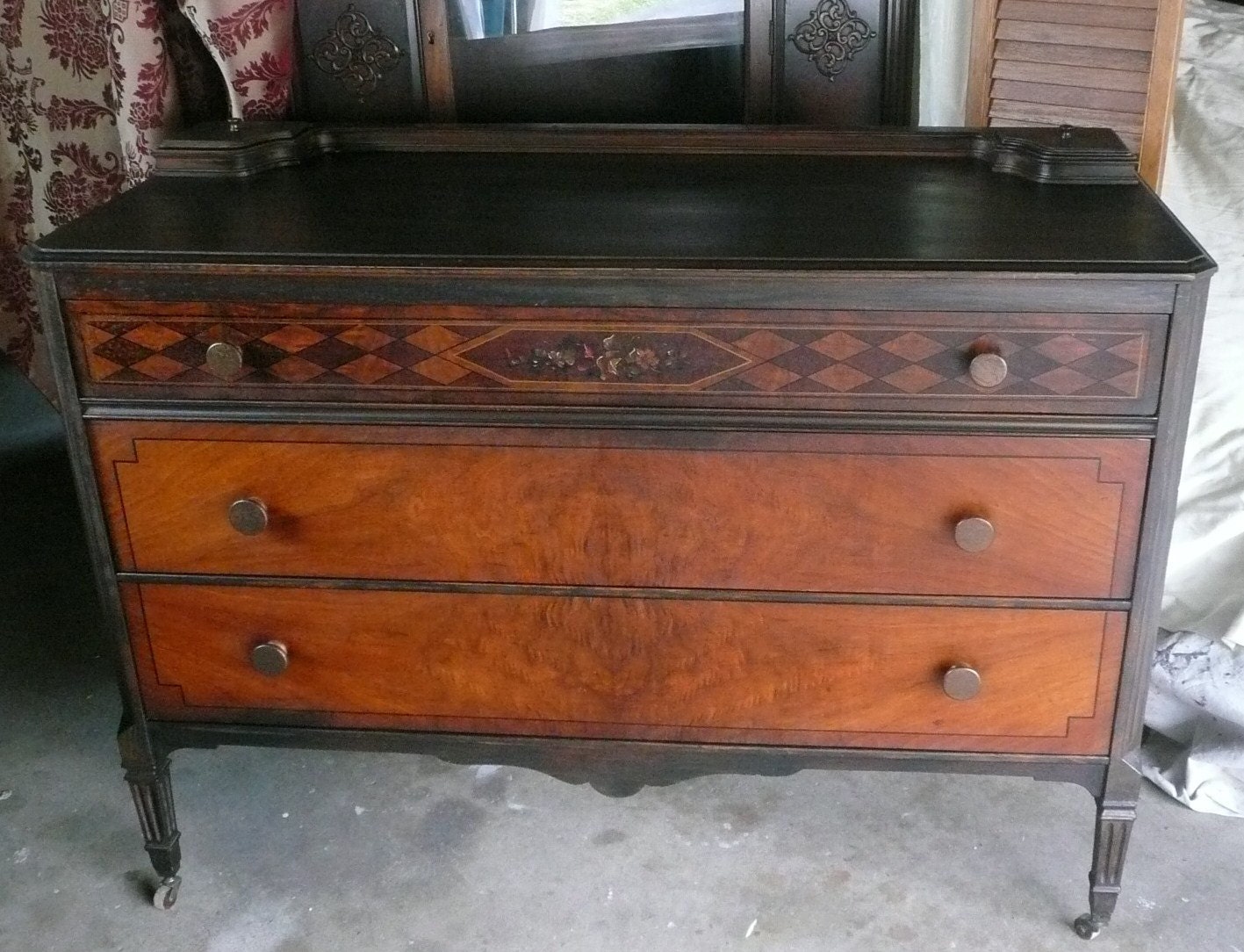 Old West Chest of Drawers Vintage Dresser Poppy Cottage
