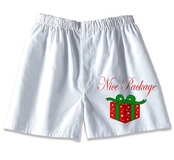 Mens Boxer Shorts Christmas Holiday Boxers by lcdezines on Etsy