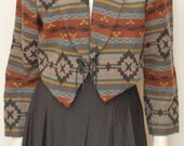 Vintage Striped Southwestern Jacket