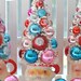 Christmas Santa Bottle Brush Tree Kitsch Vintage glass ornaments garland bottlebrush KiTschy Japan Holtz Howard