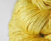 Withering sunflower - Tussah Silk Yarn Lace weight