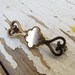 Antique Victorian Gold FIlled Bar Brooch c.1890s