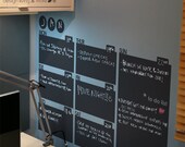 Chalkboard Decal Wall Calendar for Home or Office - 0020
