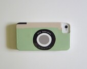Retro iPhone 5 Case Camera Green Vintage IPhone 4/4s case Modern Mint  redtilestudio