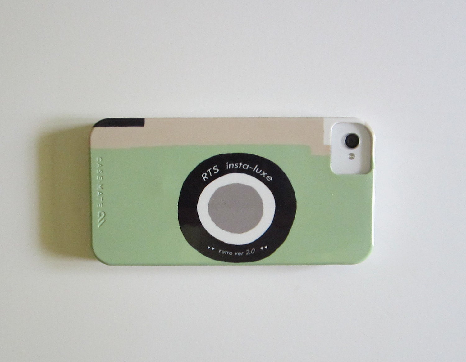 Retro iPhone 5 Case Camera Green Vintage IPhone 4/4s case Modern Mint redtilestudio
