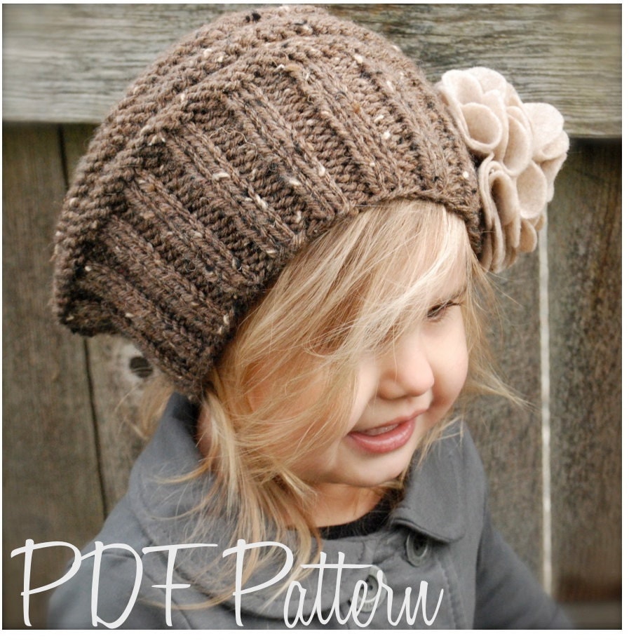 Knitting PATTERN-The Lilian Beret Toddler Child by ...