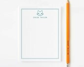 Mothers Day gift // Cat Stationery Set // Personalized Stationery Set // Cat Stationary // Personalised // Choose your colors