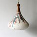Vintage Pottery Pendant Lamp
