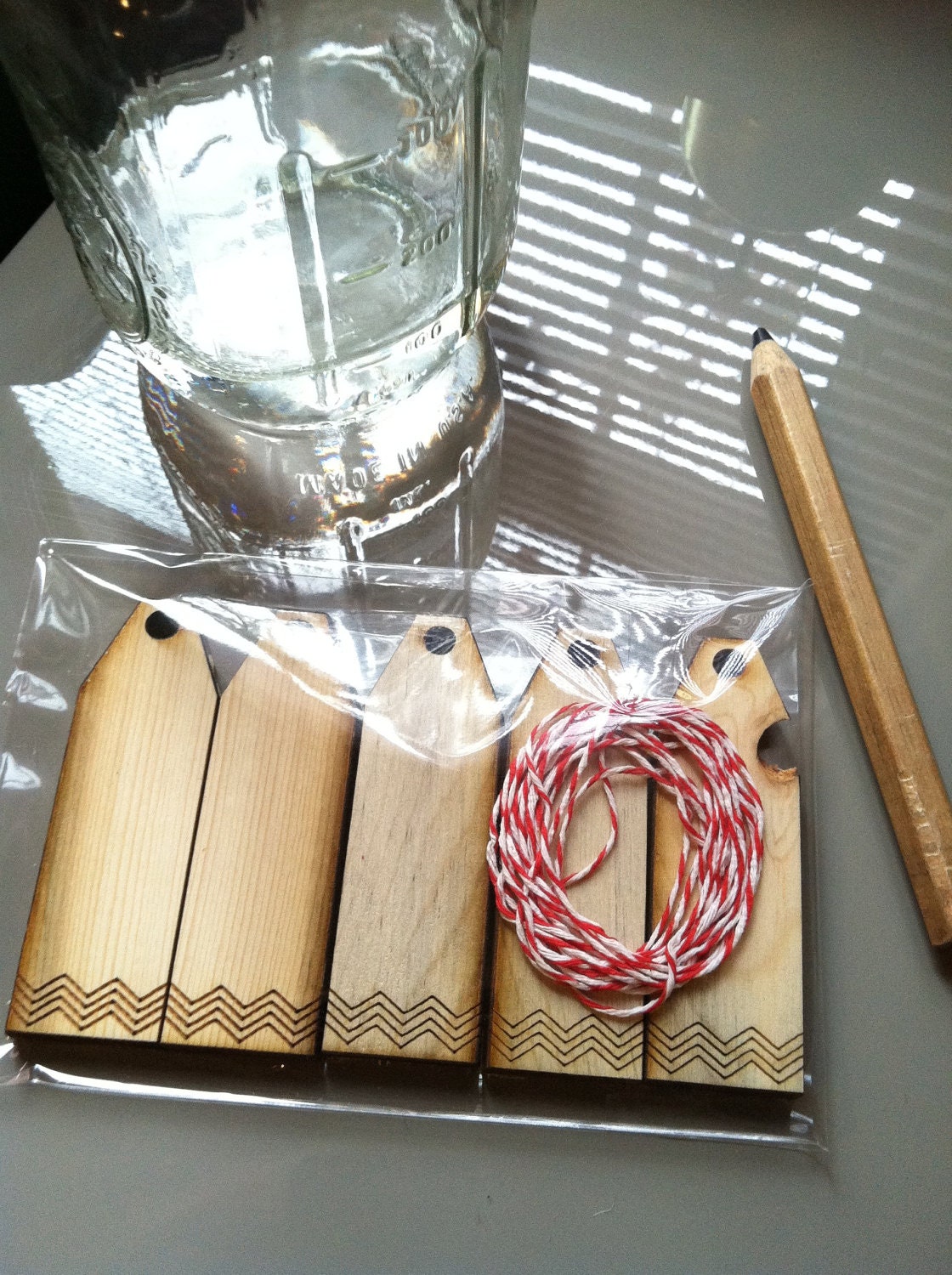 Beetle Kill Pine Gift Tags (set of 5)