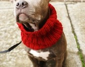 FREE SHIPPING / Cozy Canine Cowl: Custom hand knit dog cowl