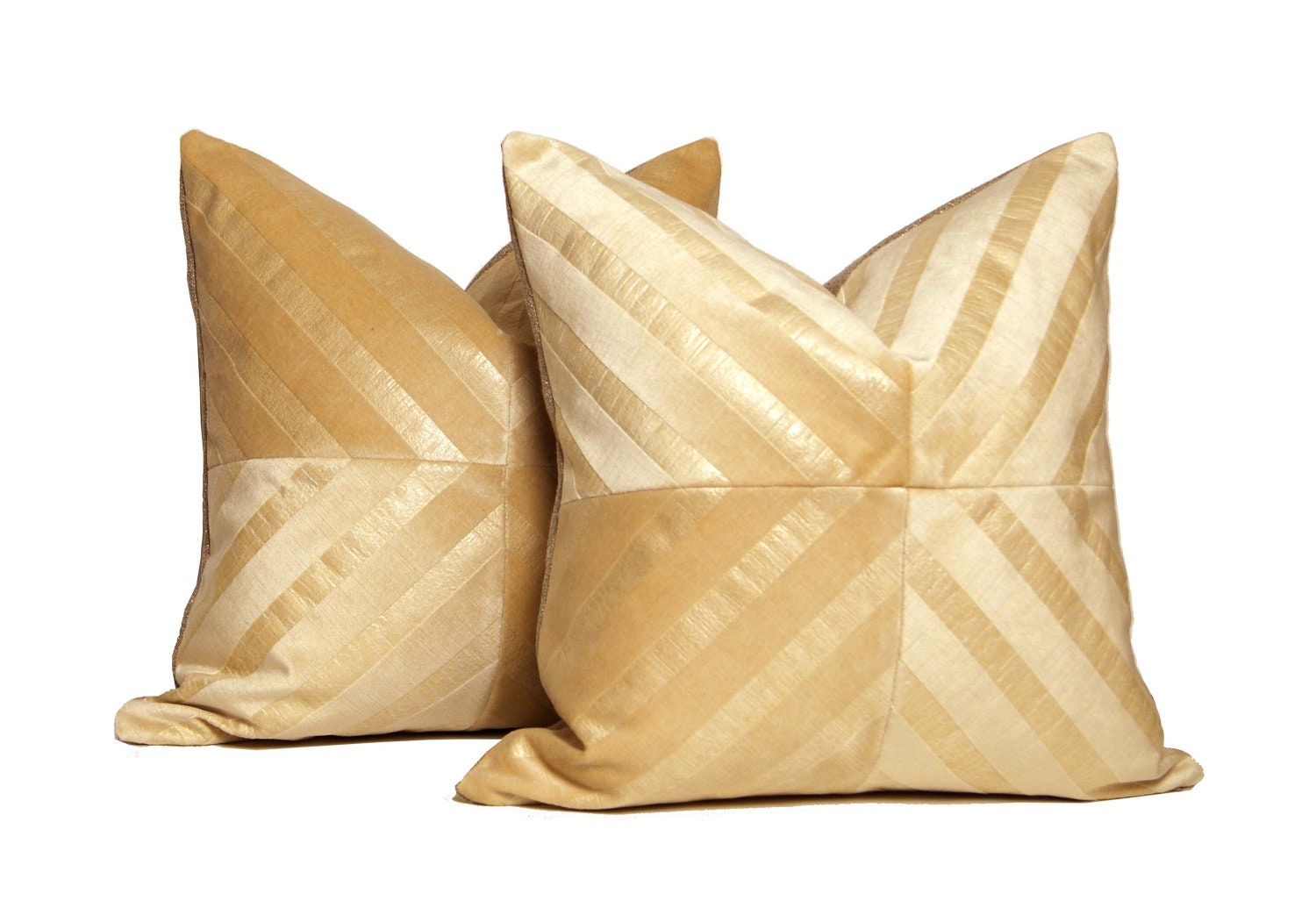 Luxe Pearl Velour Patchwork X Pillow Set