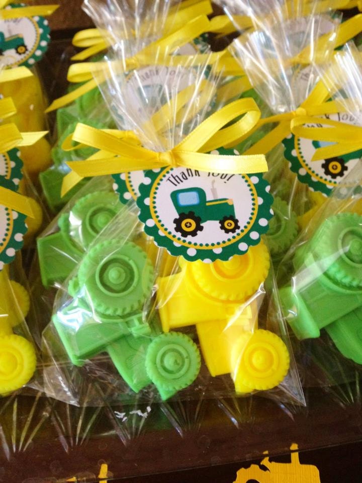 TRACTOR SOAP FAVORS (20 Soaps) - John Deere Inspired Birthday, Tractor Baby Shower, Construction Birthday, Farm Il_170x135