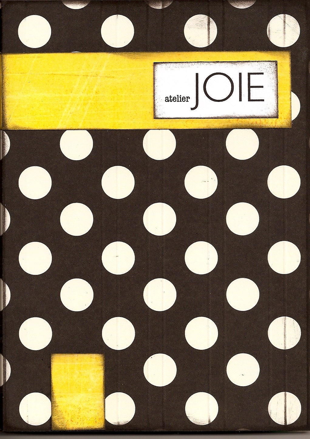 Black and White Dotted Journal 5 x 7