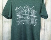Veggie Garden - Mens/Unisex T Shirt - XS S M L XL XXL - Hand Screen Printed On American Apparel