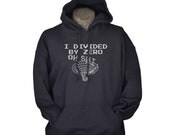 I divided by zero funny geek hoodie geekery science physics gravity black hole men youth teen kids funny geekery sweatshirt S-3XL guy gift
