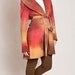 Sweater coat, spring cardigan, Hues effect dyed jacket, casual smart, urban, elegant OOAK by Texturable