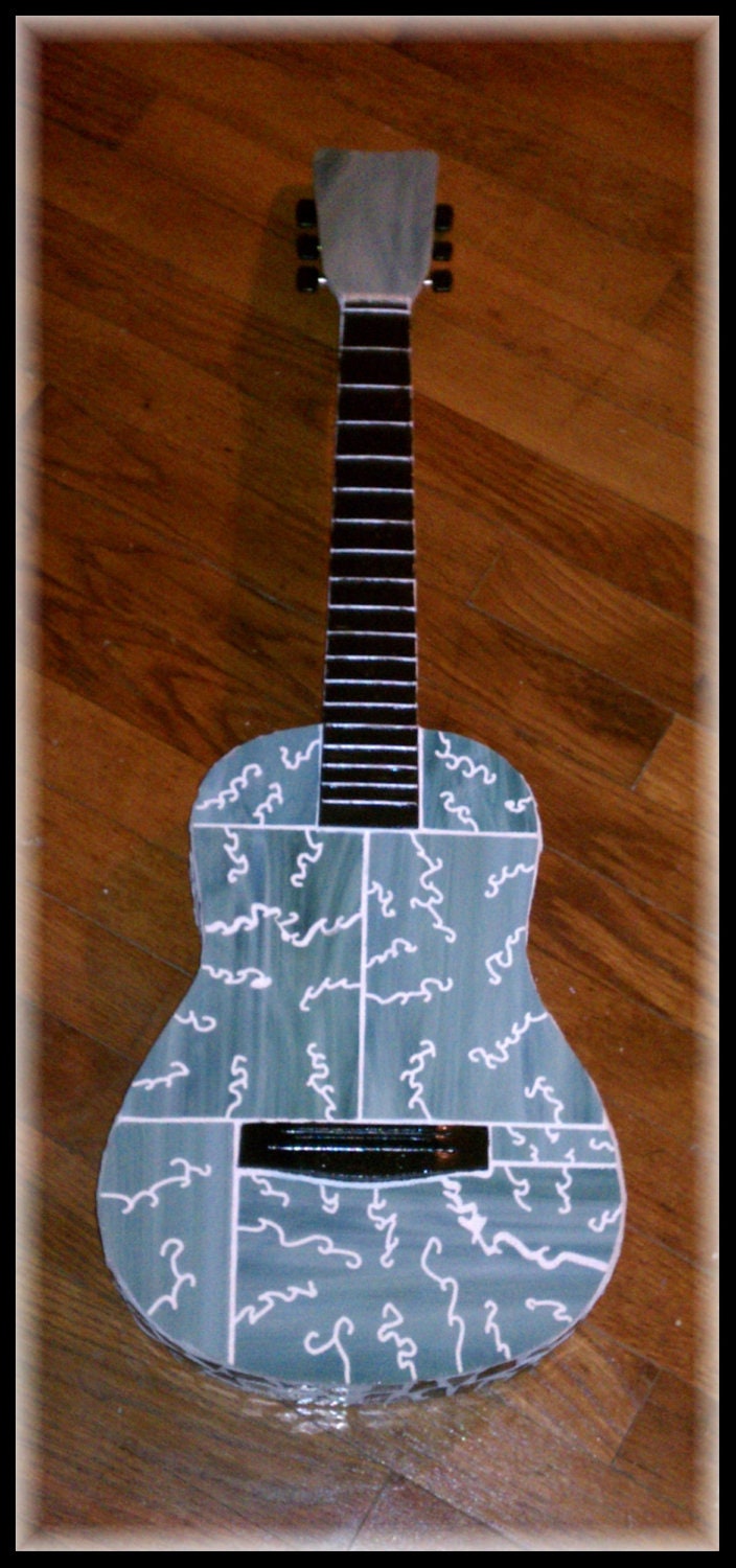 Stained Glass Mosaic Guitar