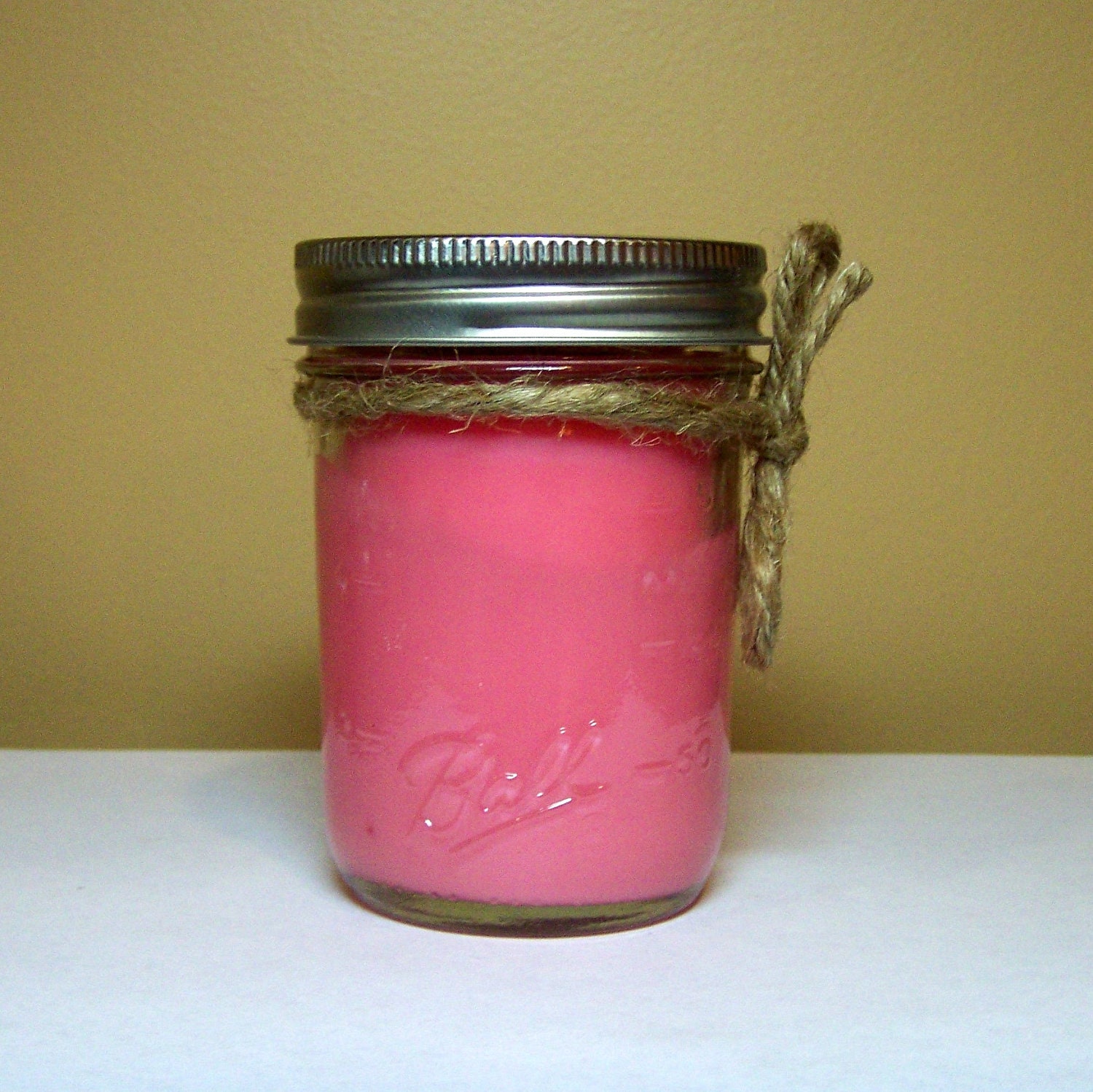 Vanilla Passion Scented Soy Candle, Mason Jar Candles