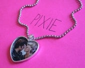 Grease 2 heart cameo necklace - Michael and Stephanie