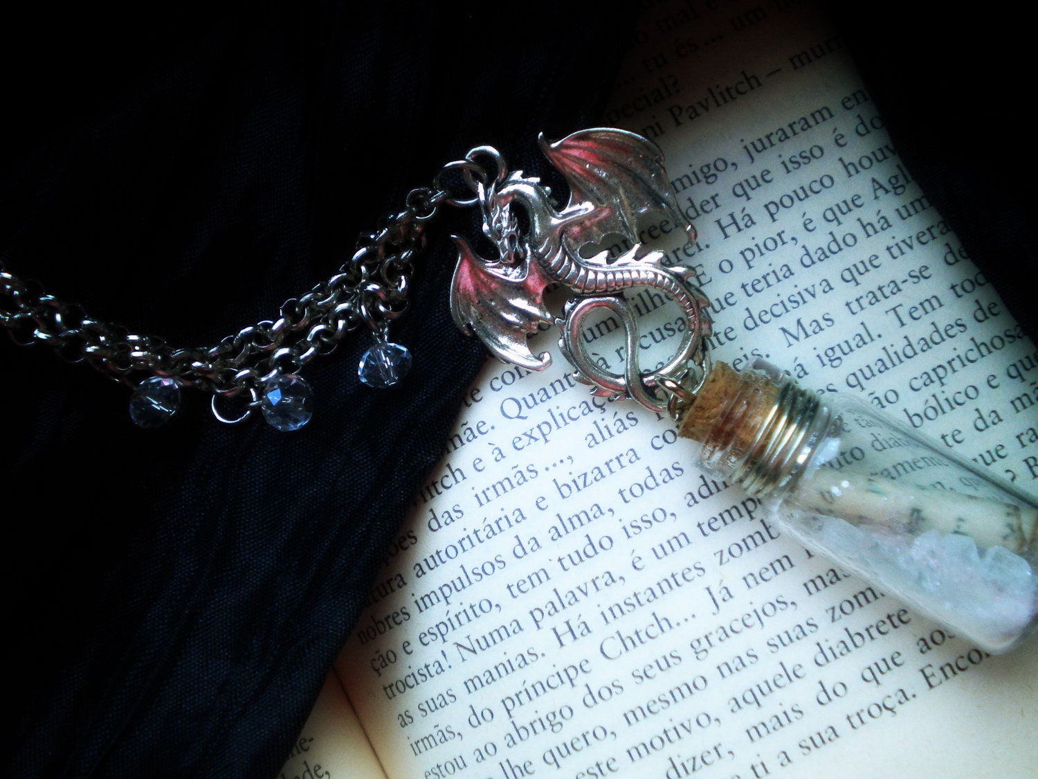 SKYRIM Pendant - Skyrim Necklace - Dragonborn Pendant - Dragon Necklace - Dragon Tongue - Dragon Shout - Elder Scrolls (Two Sizes)