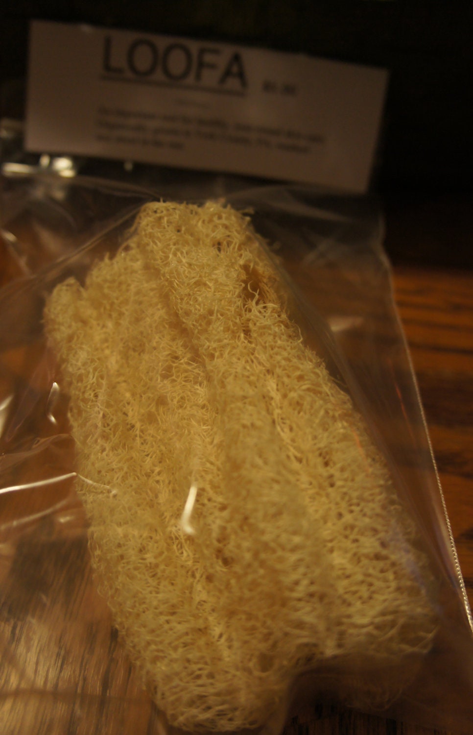 All Natural Organically Grown Luffa Scrub