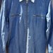 Vintage Denim Zipper Shirt