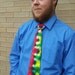 Rainbow Tie Dye Silk Necktie