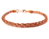 Copper Viking Knit Bracelet