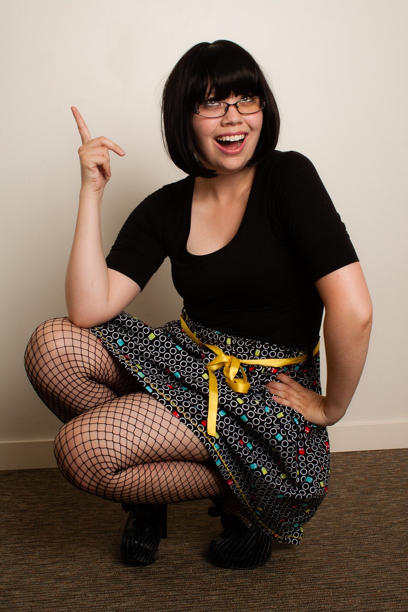 Pac-man Geek Girl Skirt Small/Medium, Retro Gaming