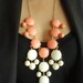PEACHES & CREAM - J. Crew Inspired Bubble Bib Statement Necklace