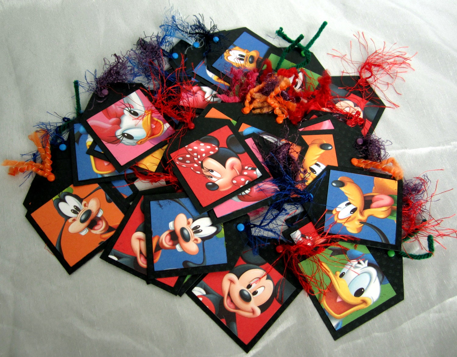 Mickey and Friends tags (set of six)