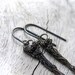 simple hooks & crochet earrings