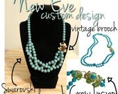 Reserved Listing for Ana - J. Crew Inspired Bubble Frog Beaded Necklace