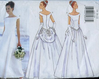 wedding gown patterns for plus size