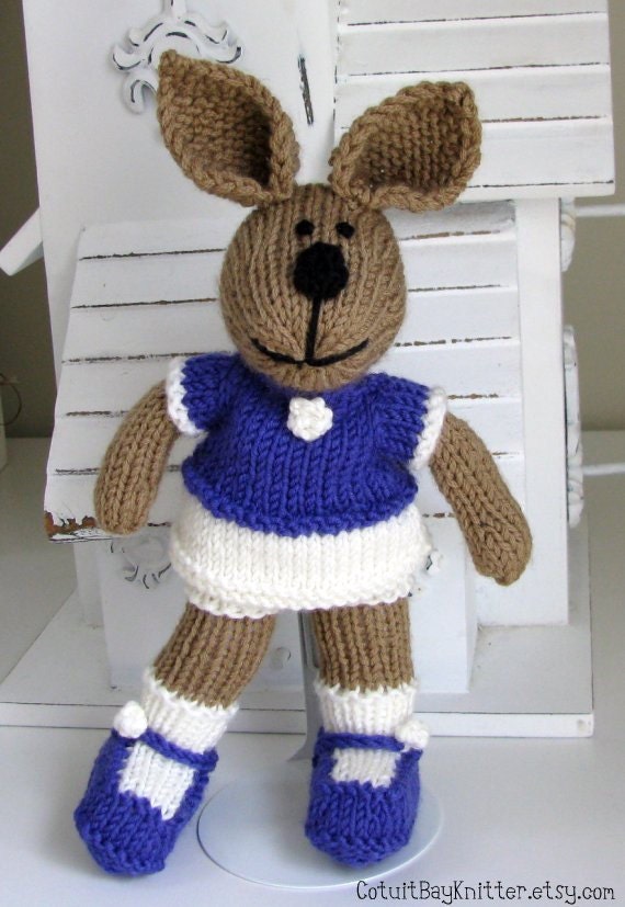 Hand Knit Stuffed Toy Bunny Rabbit Children Summer Kids Toy Bunny Rabbit Plush Doll Children Toy Bunny Plush Doll Small Toy Brianna