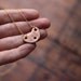 Tiny Dancer Vintage Copper Hight Test Tap Shoe Tap Necklace