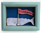Go Confidently printed shadow box- MADE TO ORDER