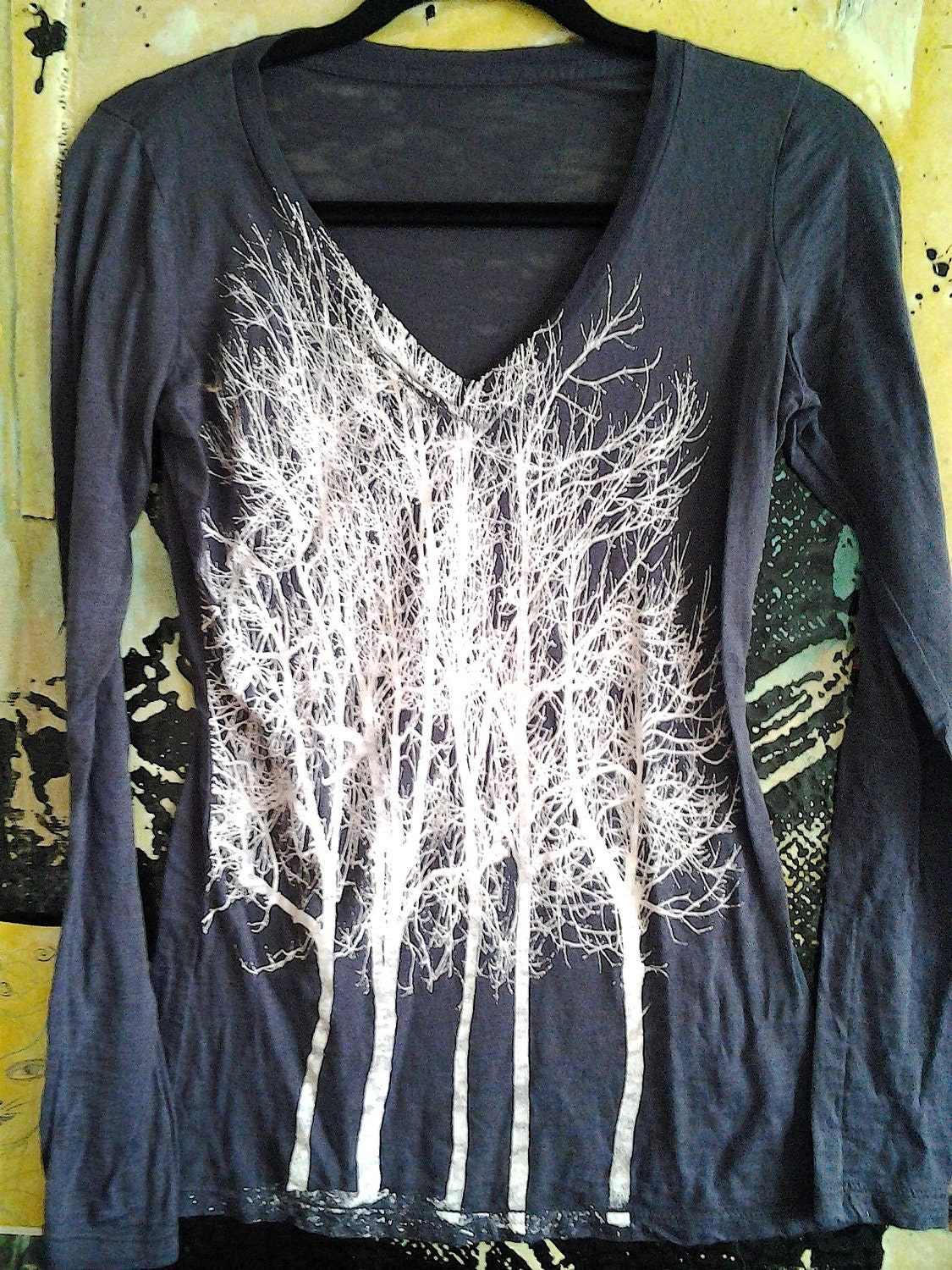 SM -The Quiet Fairytale Trees Vneck