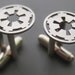 Steel Star Wars Imperial Insignia Cufflinks