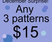 Surprise Any 3 Crochet Patterns 15 Bucks