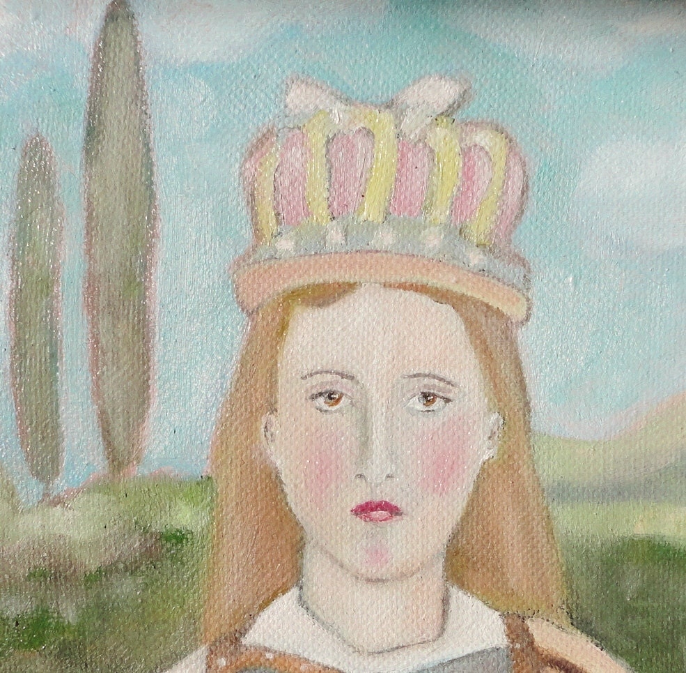 Original Oil Painting - Miss Otis