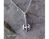 LABRYS 3 dimensional all sterling silver necklace length clasp choice by srgoddess