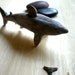 Stoneware Shark Sculpture